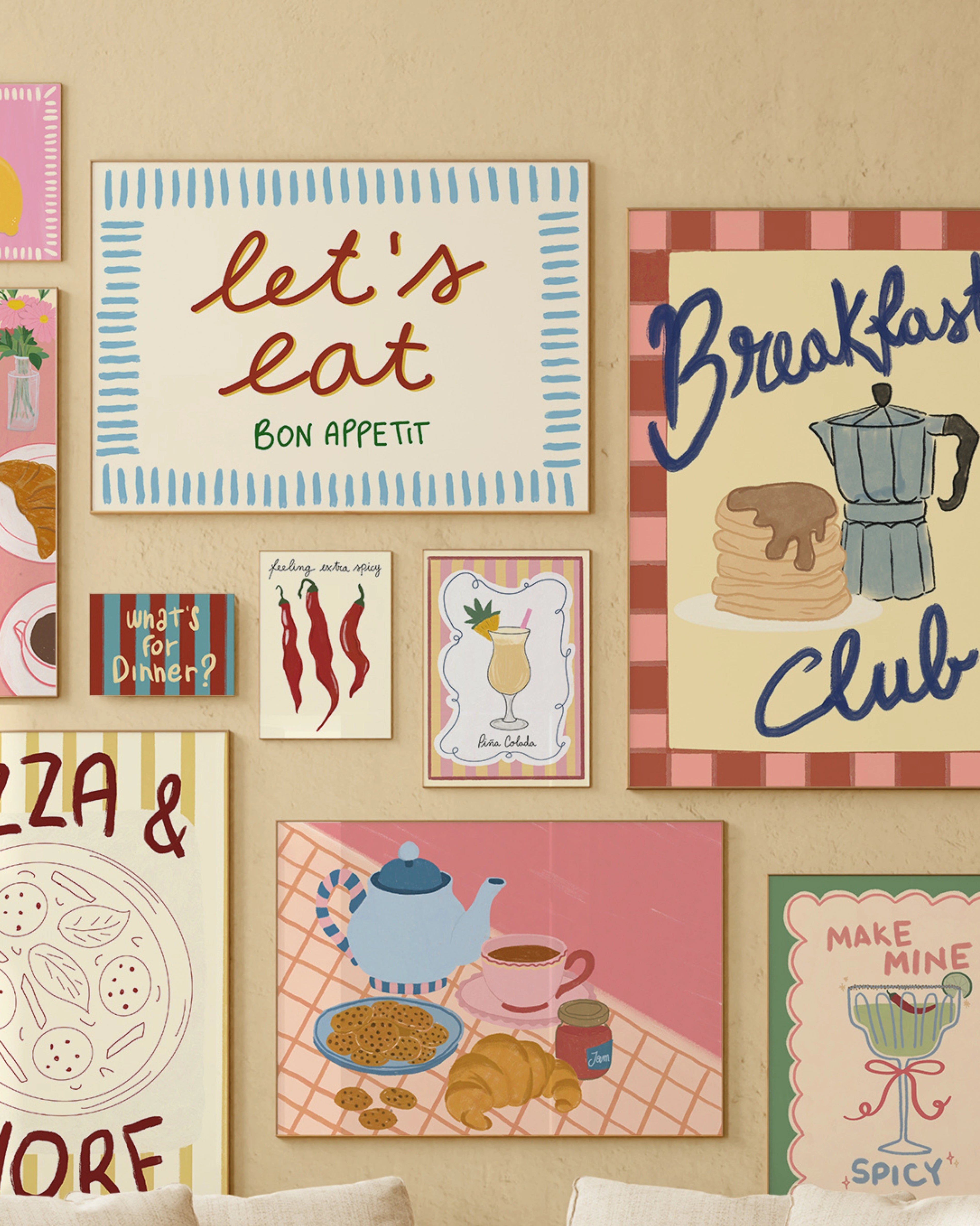 Cucina fatta a mano, oltre 100 stampe