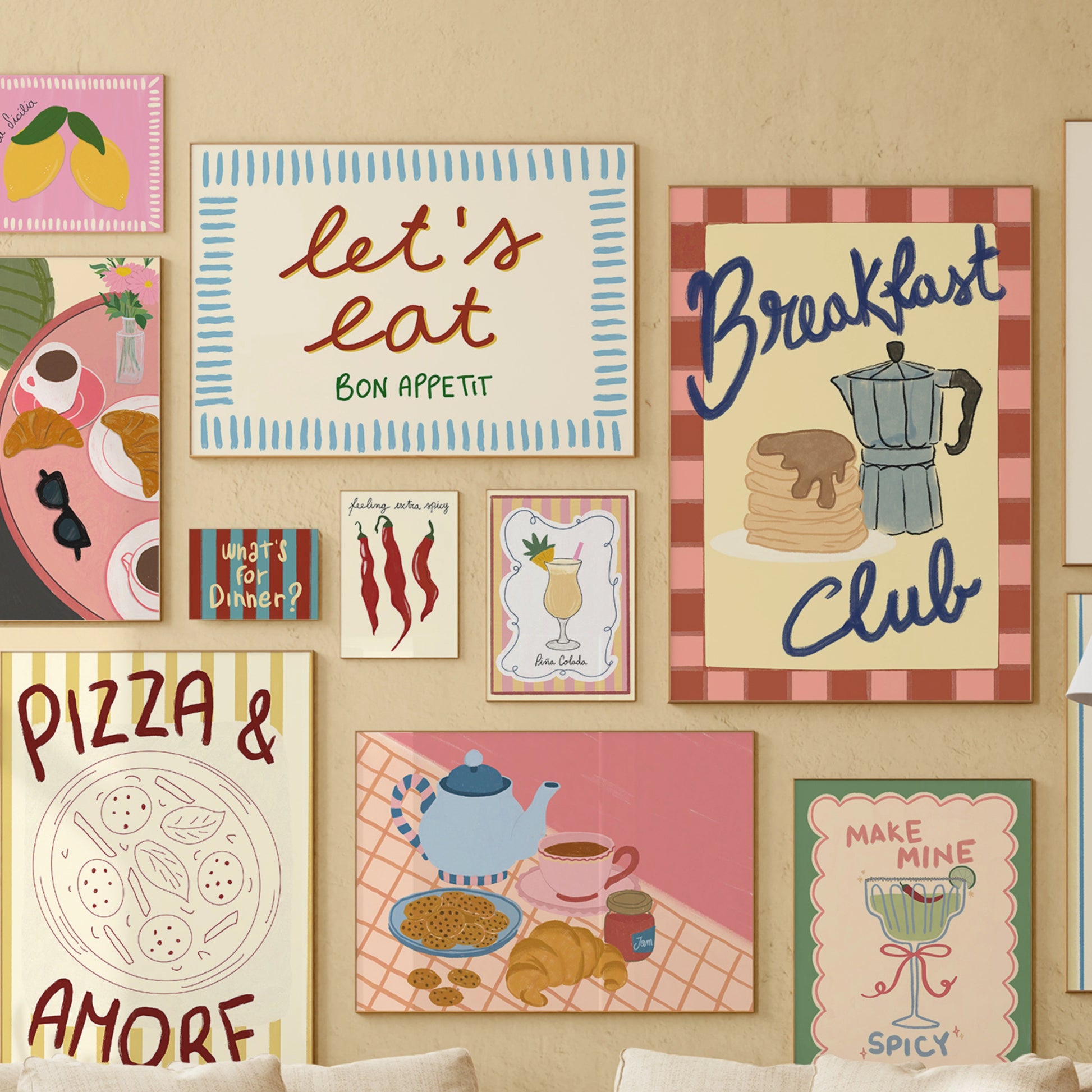 Cucina fatta a mano, oltre 100 stampe