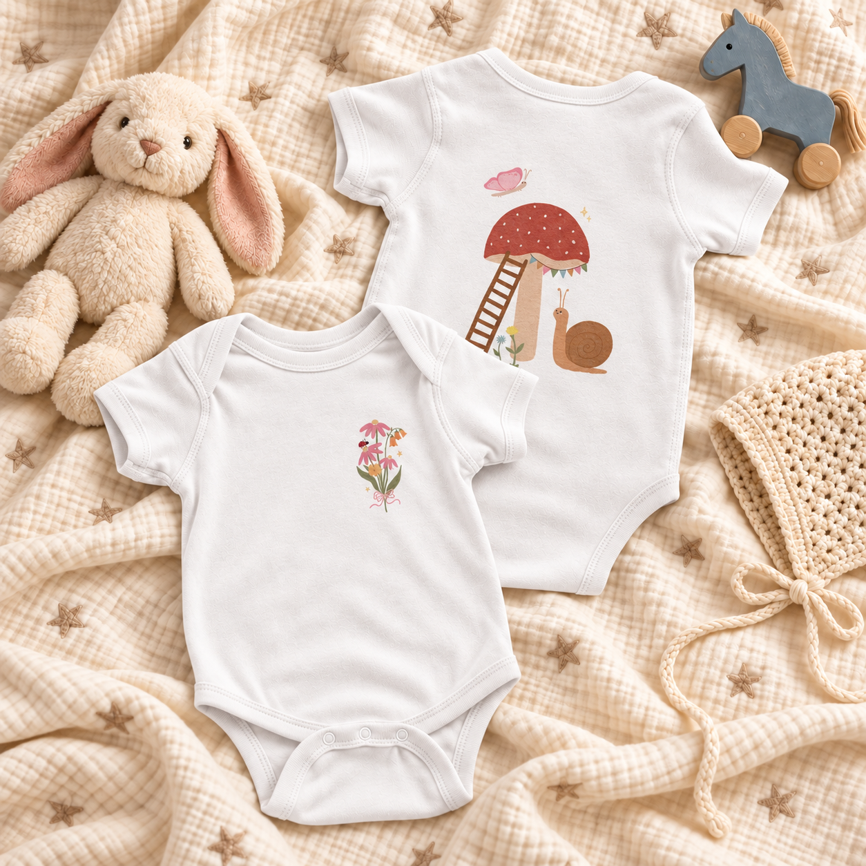 Whimsical Woodland – Baby Short Sleeve Bodysuit