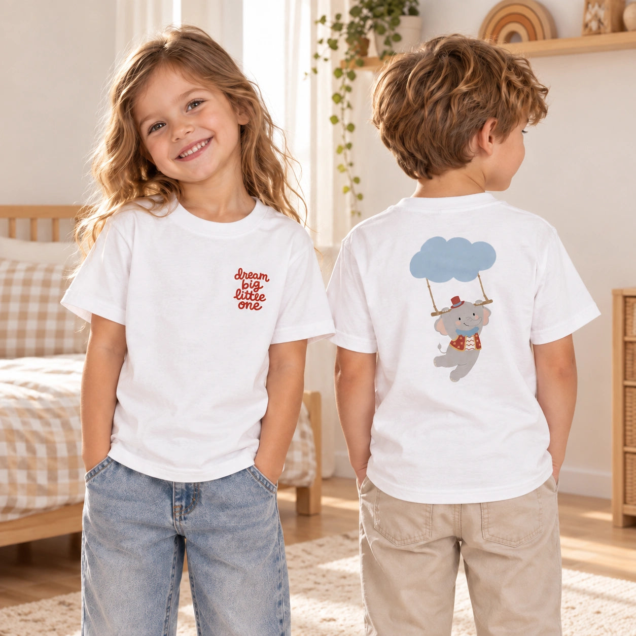 Dream Big Little One Circus Elephant – Kids T-Shirt