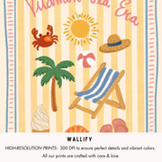 Trendy Summer – Set di stampe da parete – 20 illustrazioni stampabili