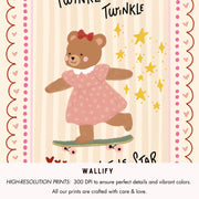 Pink Nursery Wall Art Bundle – 180+ Printable Designs