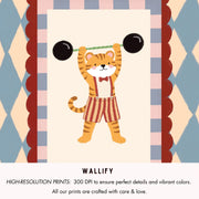 Circus Nursery – Set di stampe da parete – 20 illustrazioni stampabili