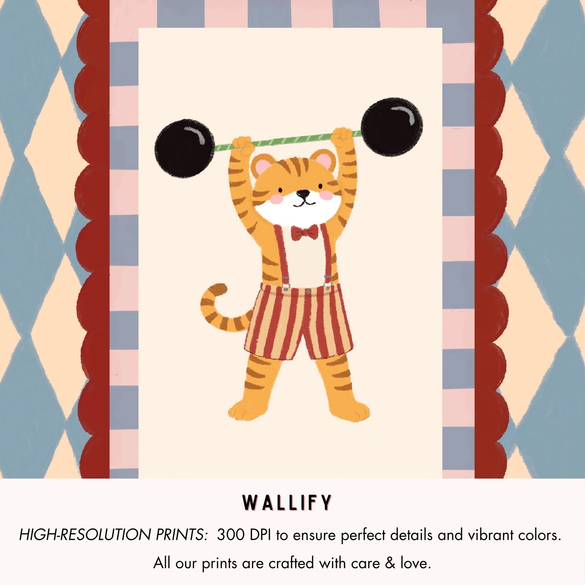 Décoration de chambre de bébé cirque faite main, 20 affiches