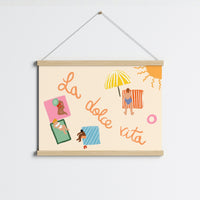 La Dolce Vita – Playful Italian Beach Print