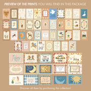 Christian Nursery – Bundle di stampe da parete – 50+ illustrazioni stampabili