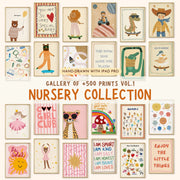 Hand-Drawn Nursery, 500+ Hand-Drawn Digital Prints (Instant Download)