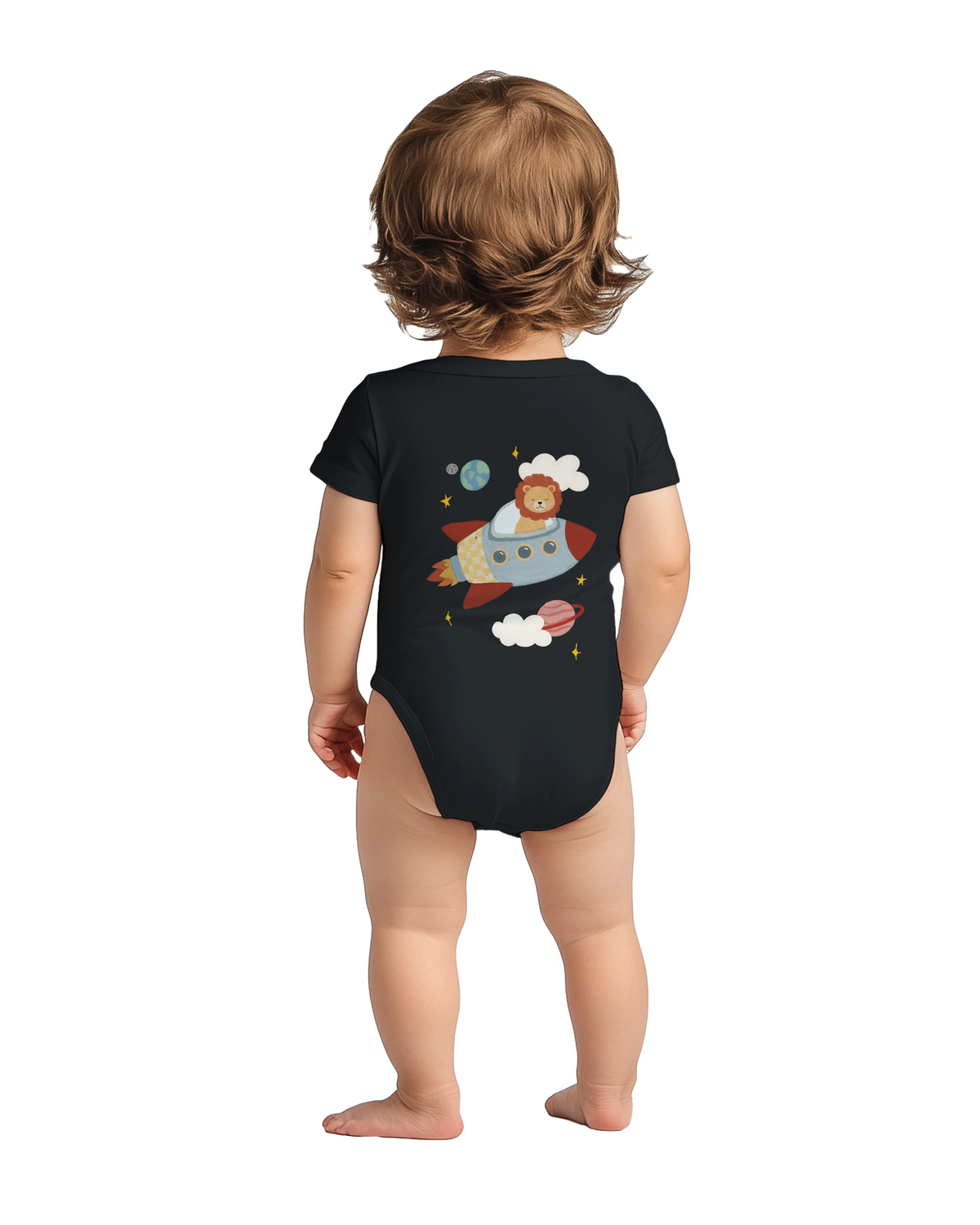 Adventure Awaits, Space Lion – Body de manga curta para bebé