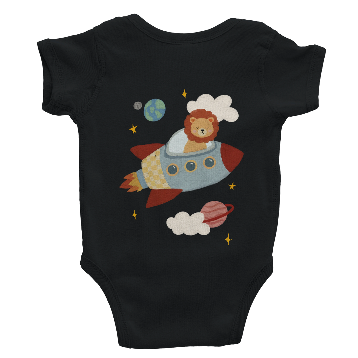 Adventure Awaits, Space Lion – Body de manga curta para bebé