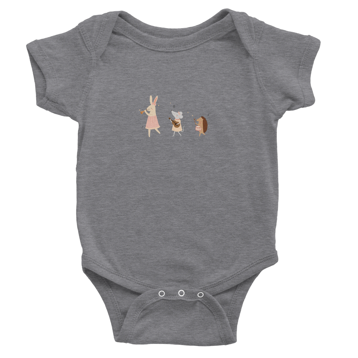 Tea Party Friends – Babyromper met korte mouwen