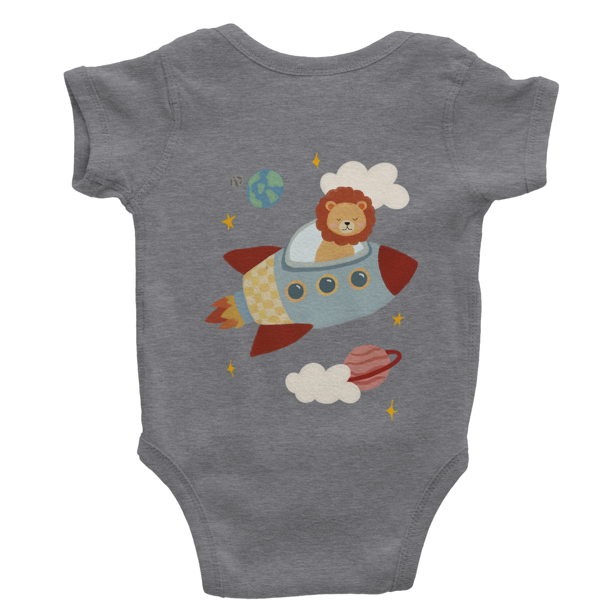Adventure Awaits, Space Lion – Body de manga curta para bebé
