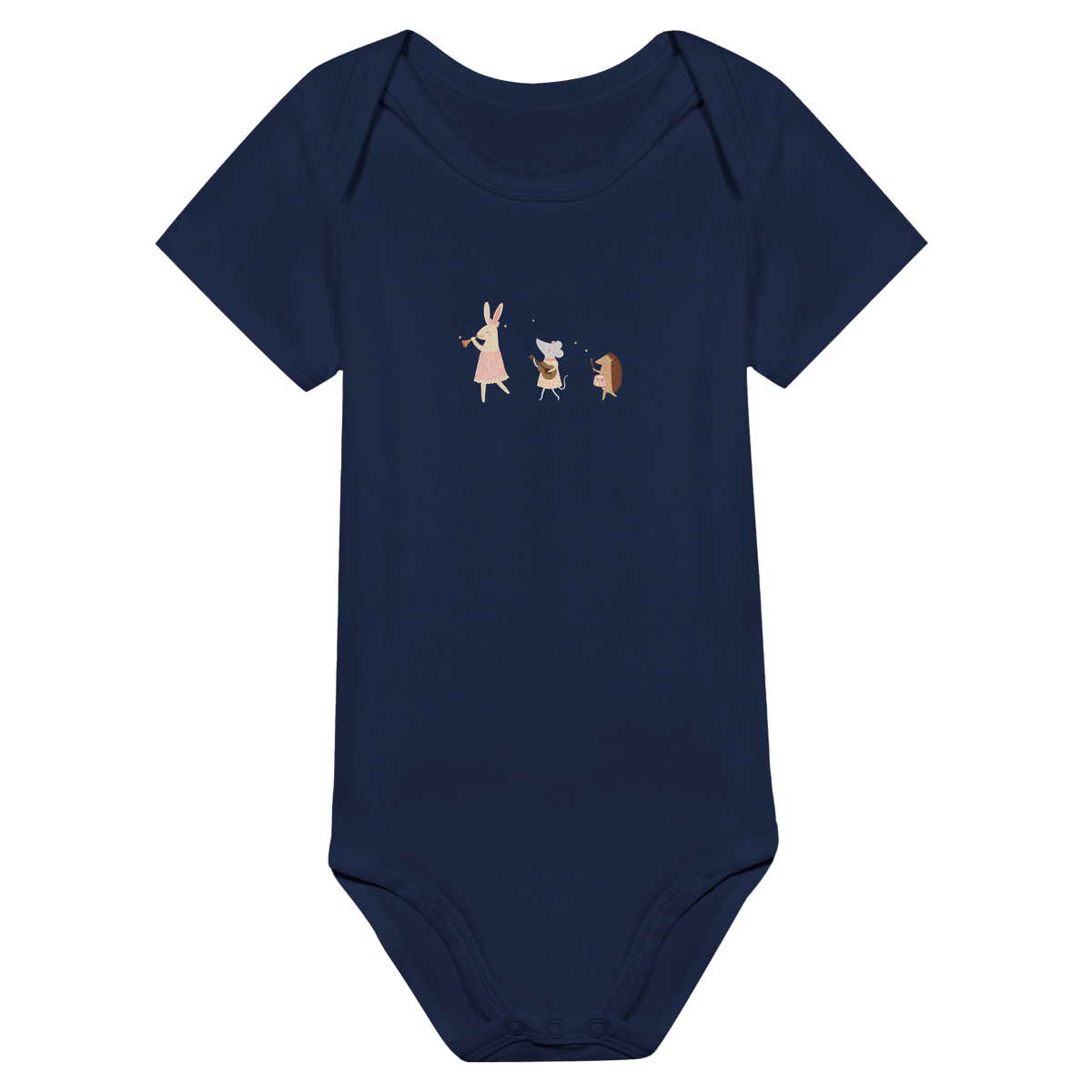 Tea Party Friends – Babyromper met korte mouwen
