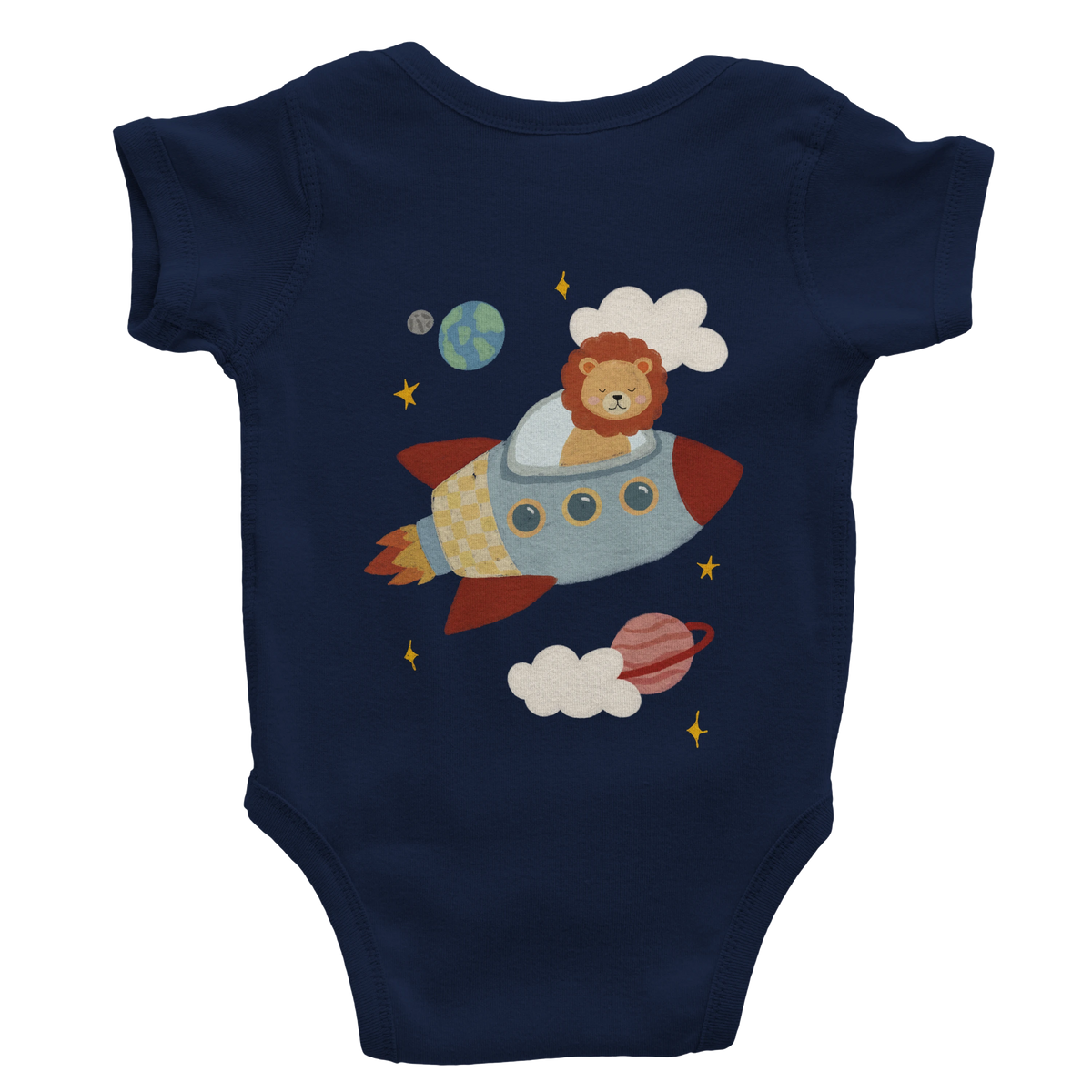 Adventure Awaits, Space Lion – Body de manga curta para bebé