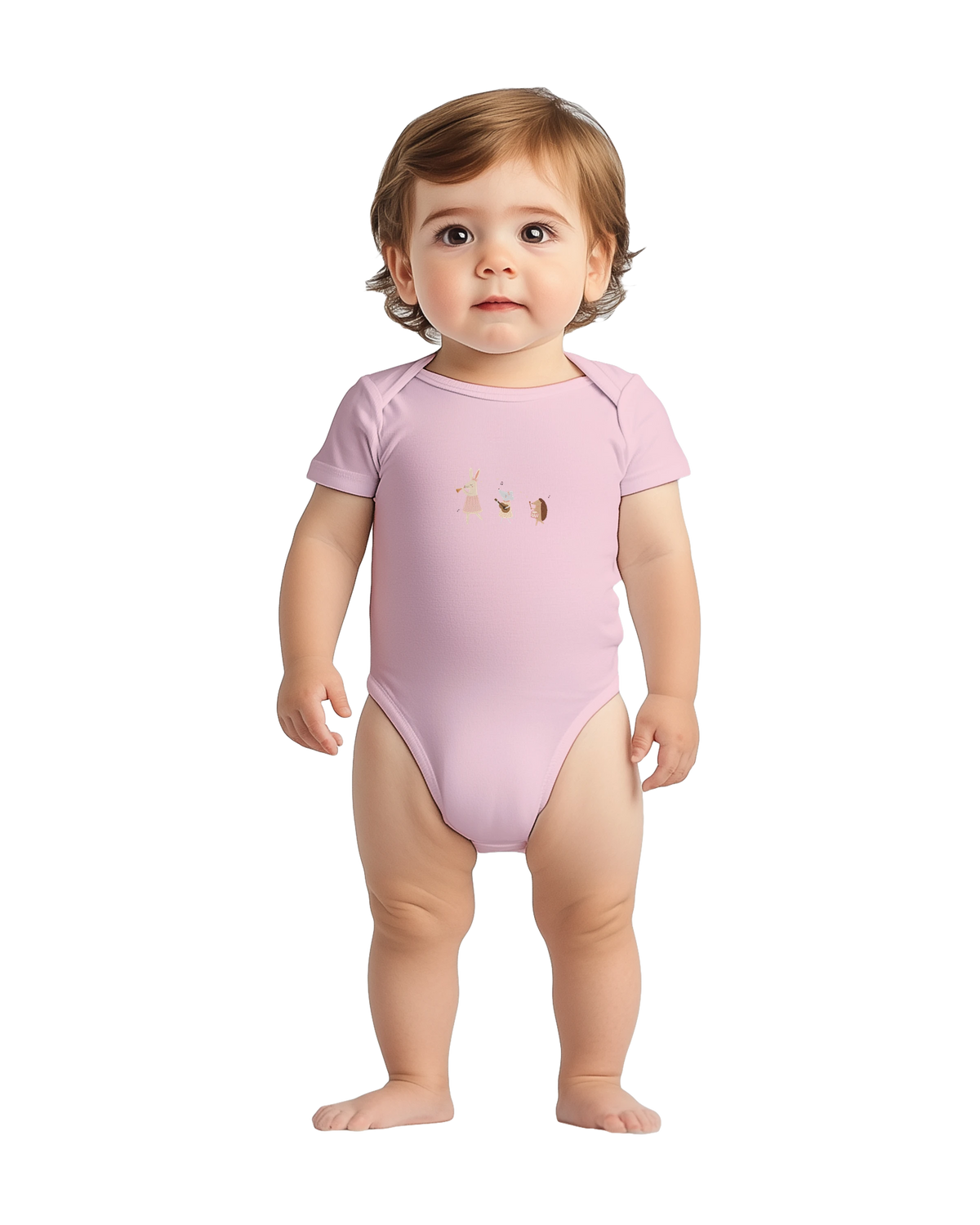Tea Party Friends – Babyromper met korte mouwen