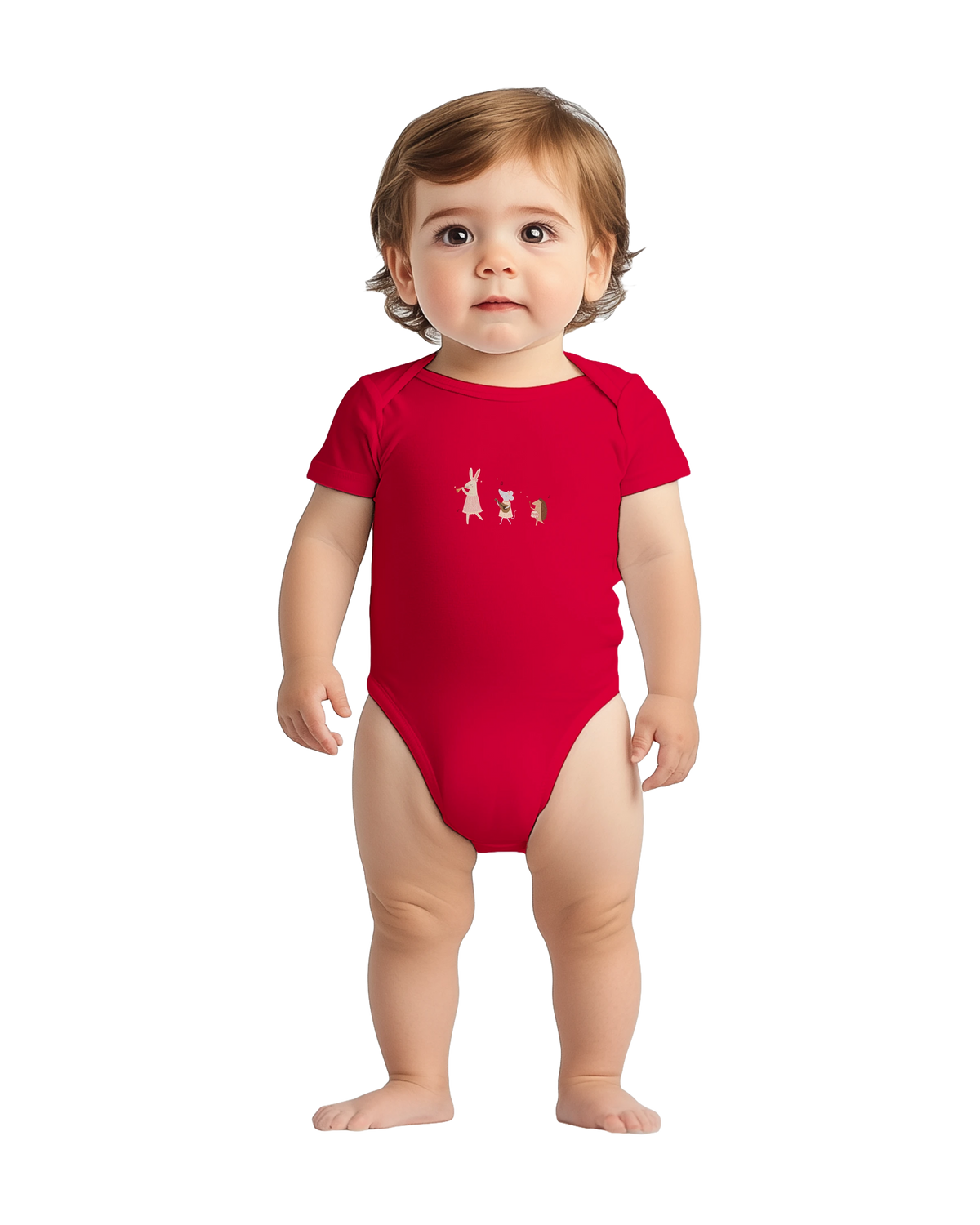 Tea Party Friends – Babyromper met korte mouwen