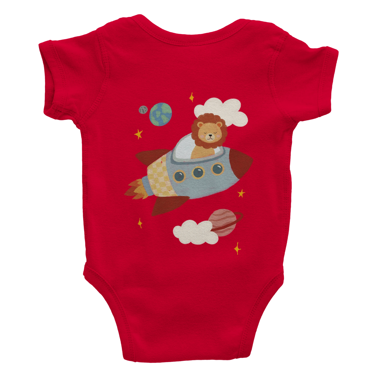 Adventure Awaits, Space Lion – Body de manga curta para bebé