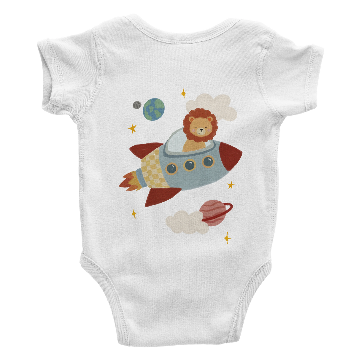Adventure Awaits, Space Lion – Body de manga curta para bebé