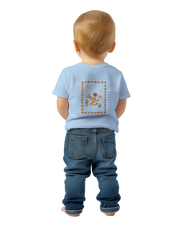 Cowboy Bear Rocking Horse – Baby-T-shirt