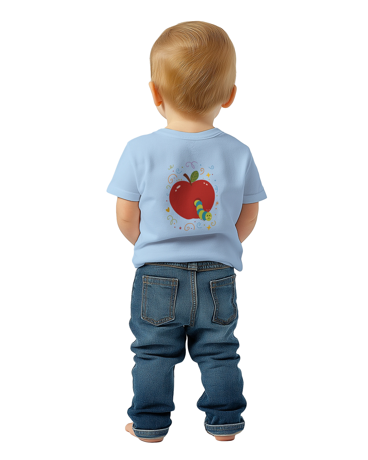 Grow Your Own Way Apple & Caterpillar – T-shirt pour bébé