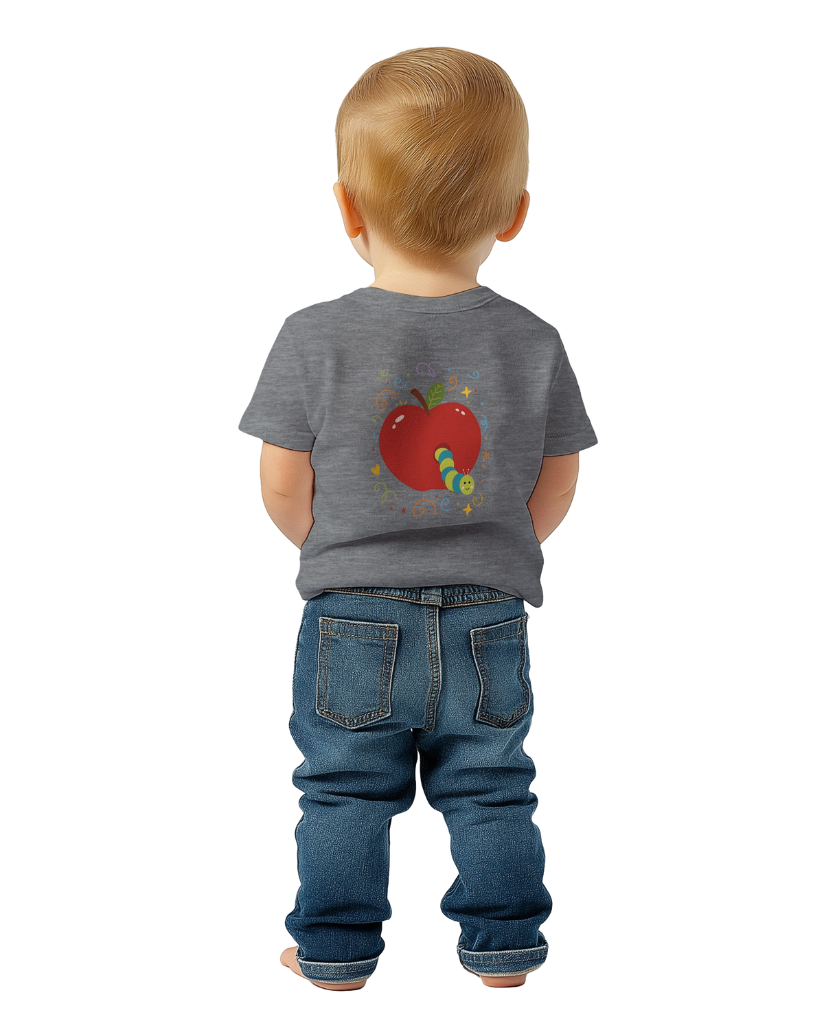 Grow Your Own Way Apple & Caterpillar – T-shirt pour bébé