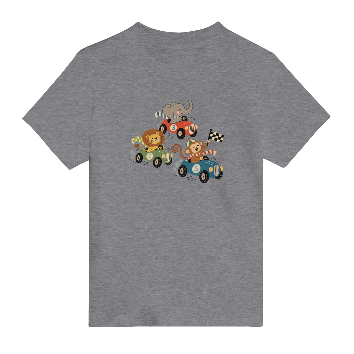 Tiny Driver, Animal Race – Baby T-Shirt