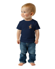 Cowboy Bear Rocking Horse – Baby-T-shirt