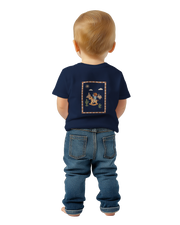 Cowboy Bear Rocking Horse – Baby-T-shirt