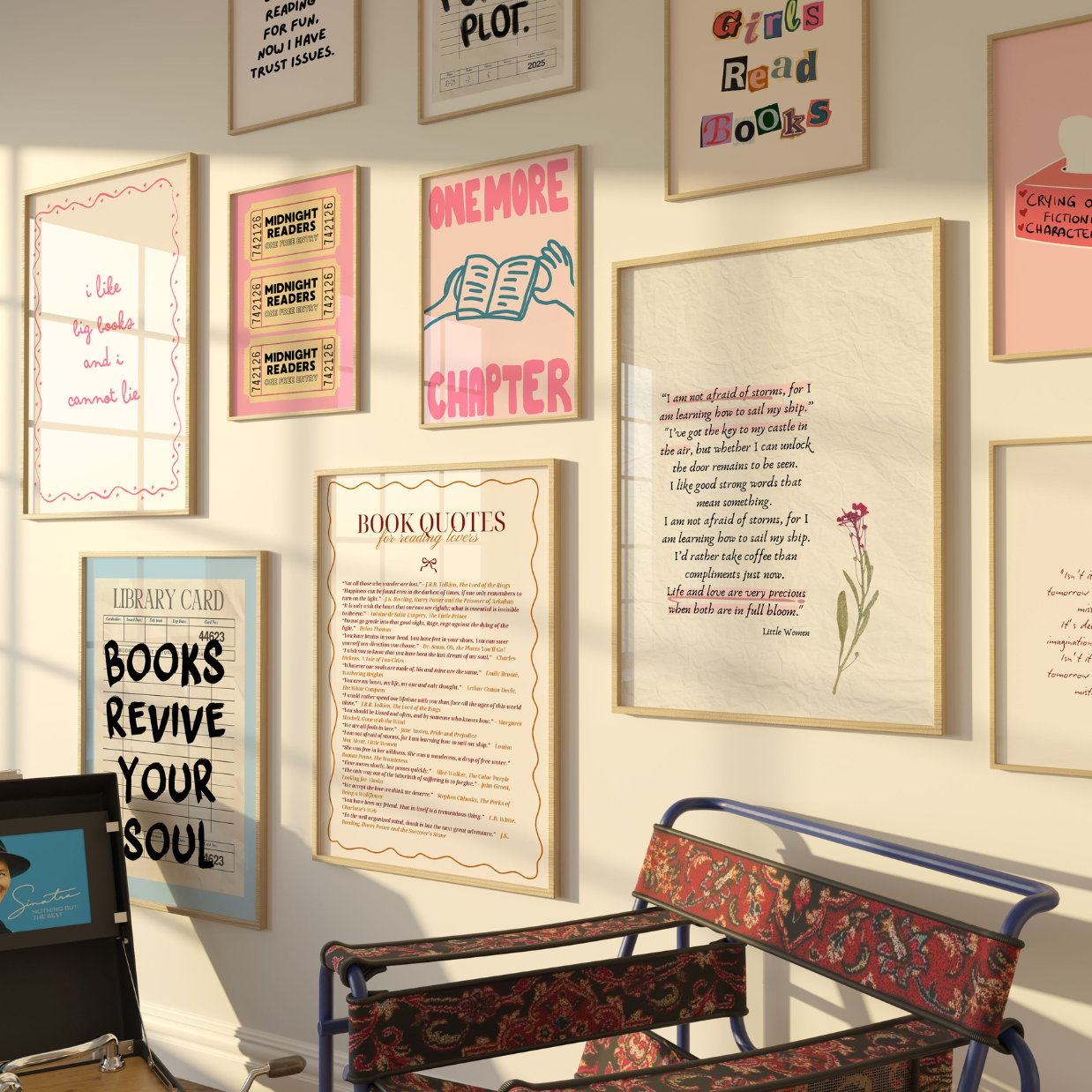 Handmade Bookish Decor, over 100 Prints