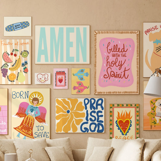 Handmade Christian Decor, over 250 prints