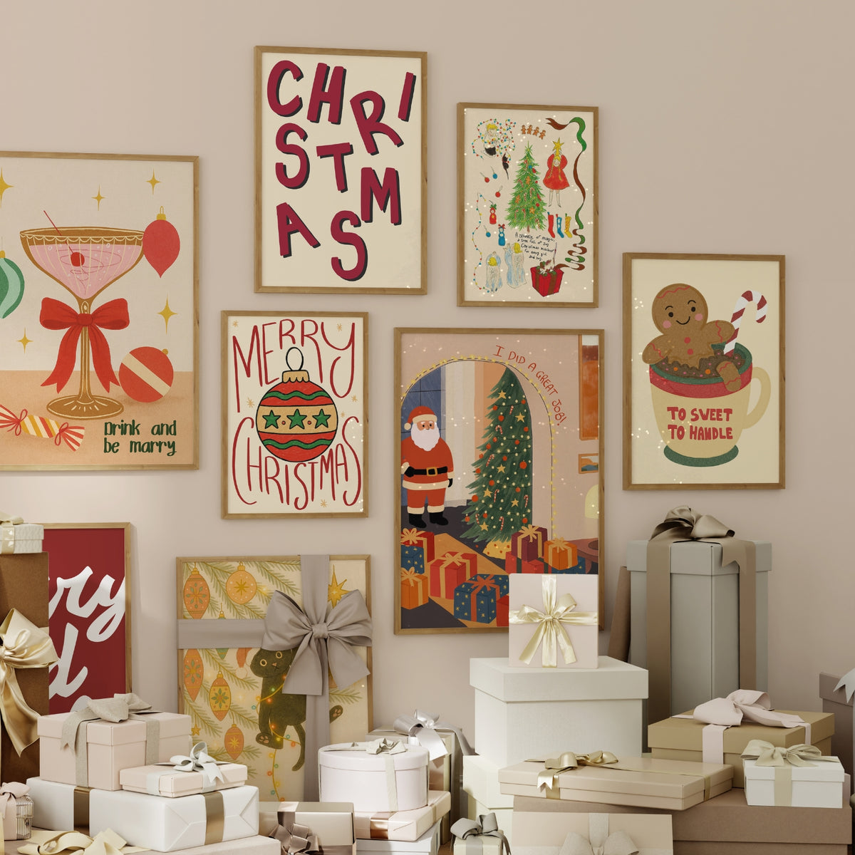 Collection d’affiches de Noël