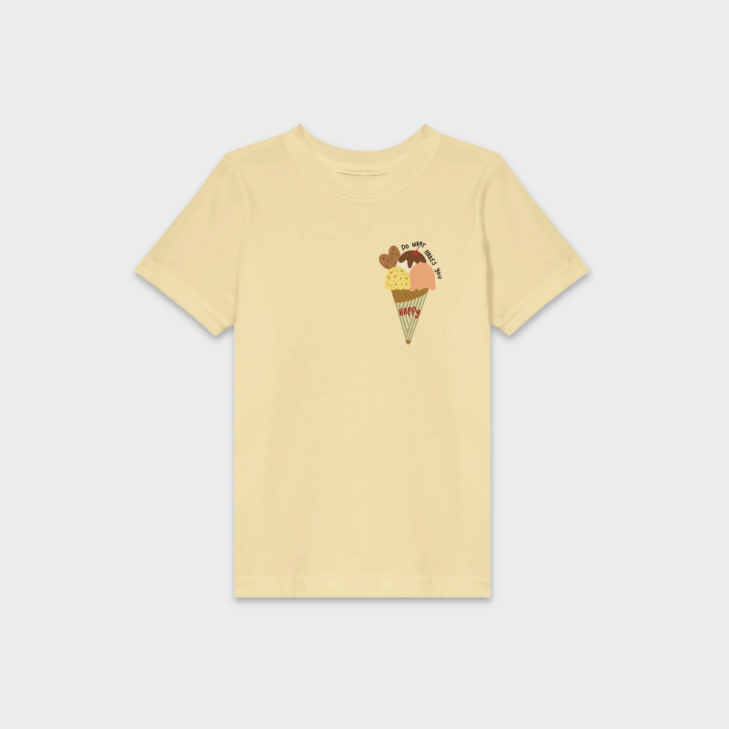 Do What Makes You Happy Ice Cream – Premium Toddler T-Shirt