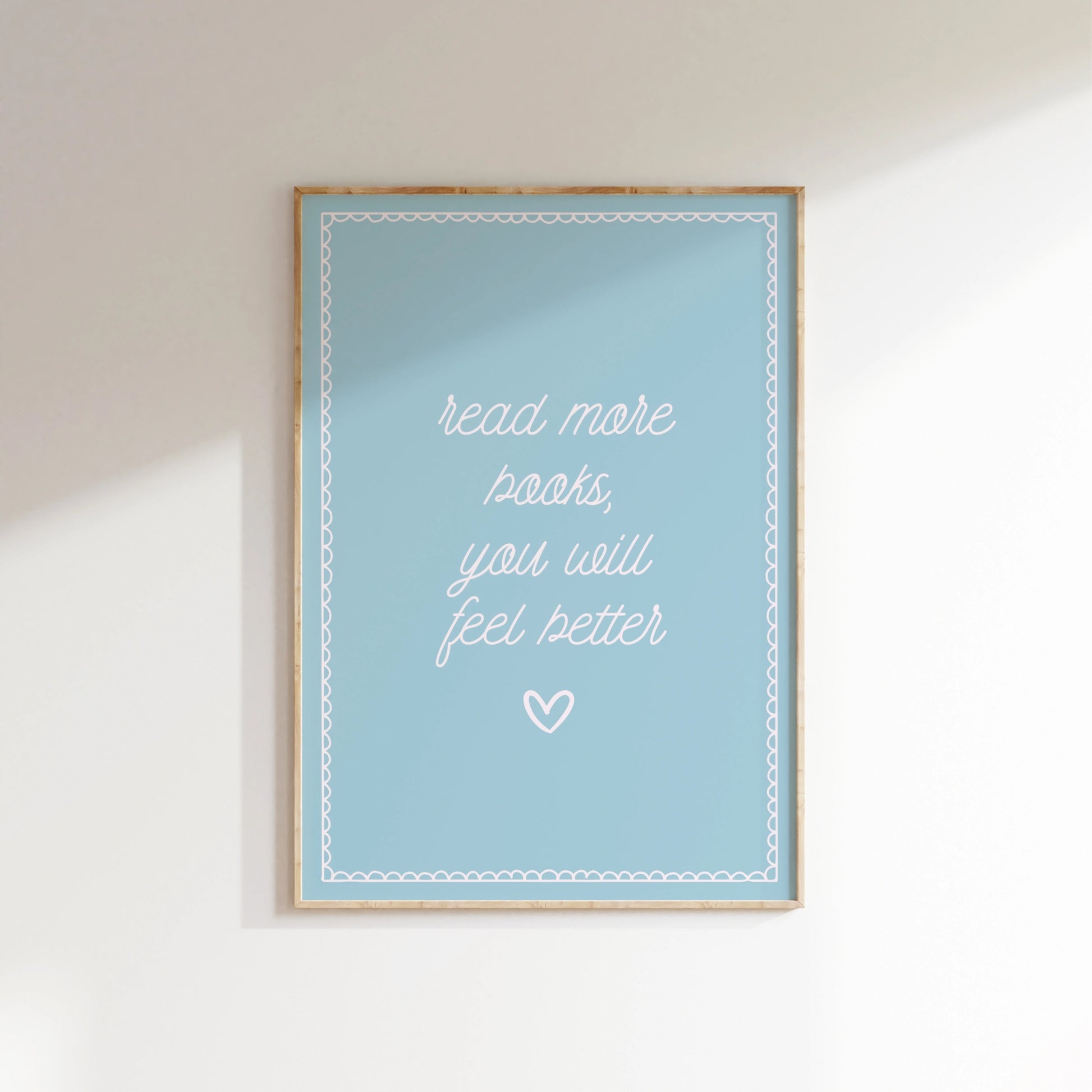 Read More Books Wall Art – Motivational Quote Printable
