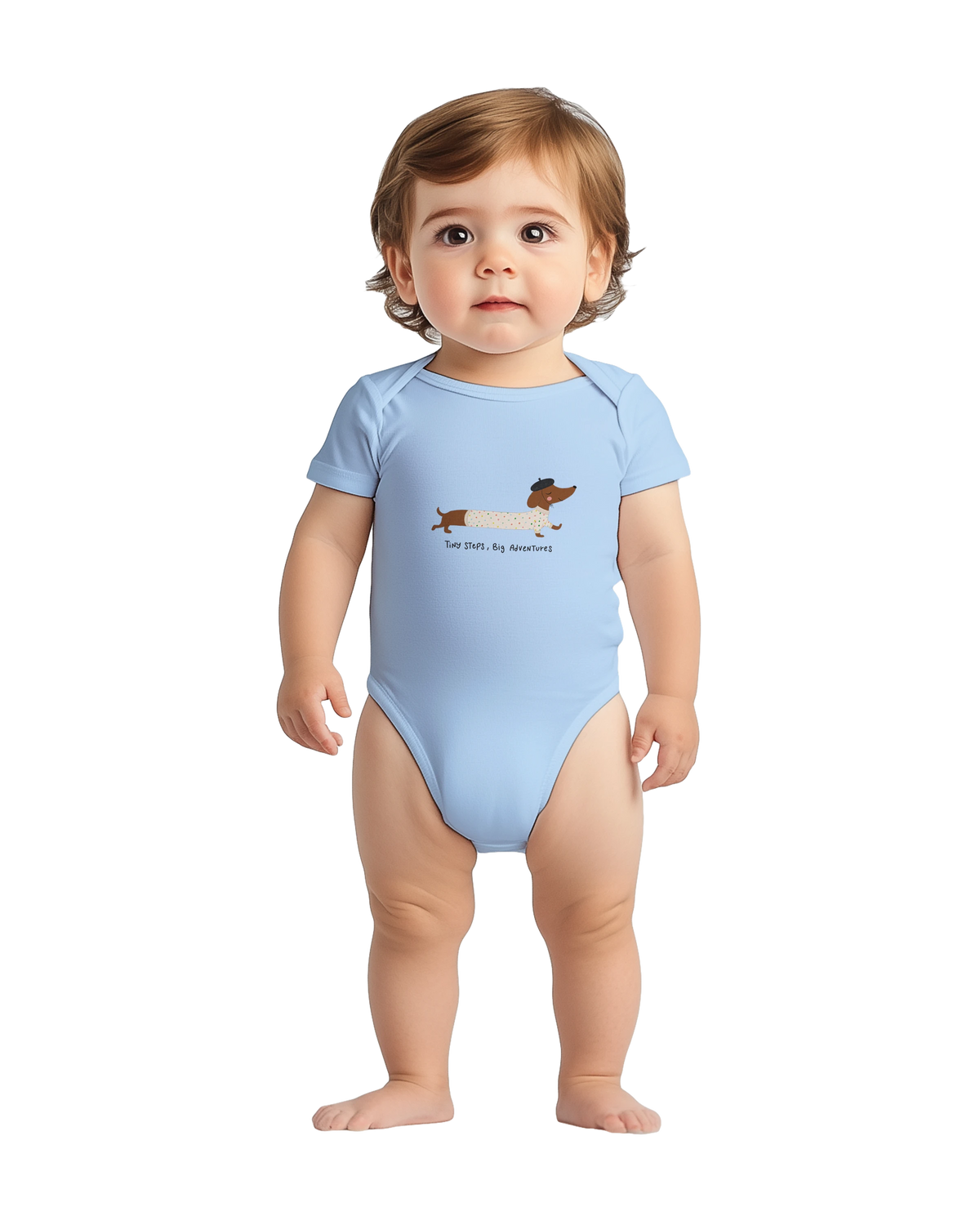 Tiny Steps Big Adventures – Body à manches courtes pour bébé