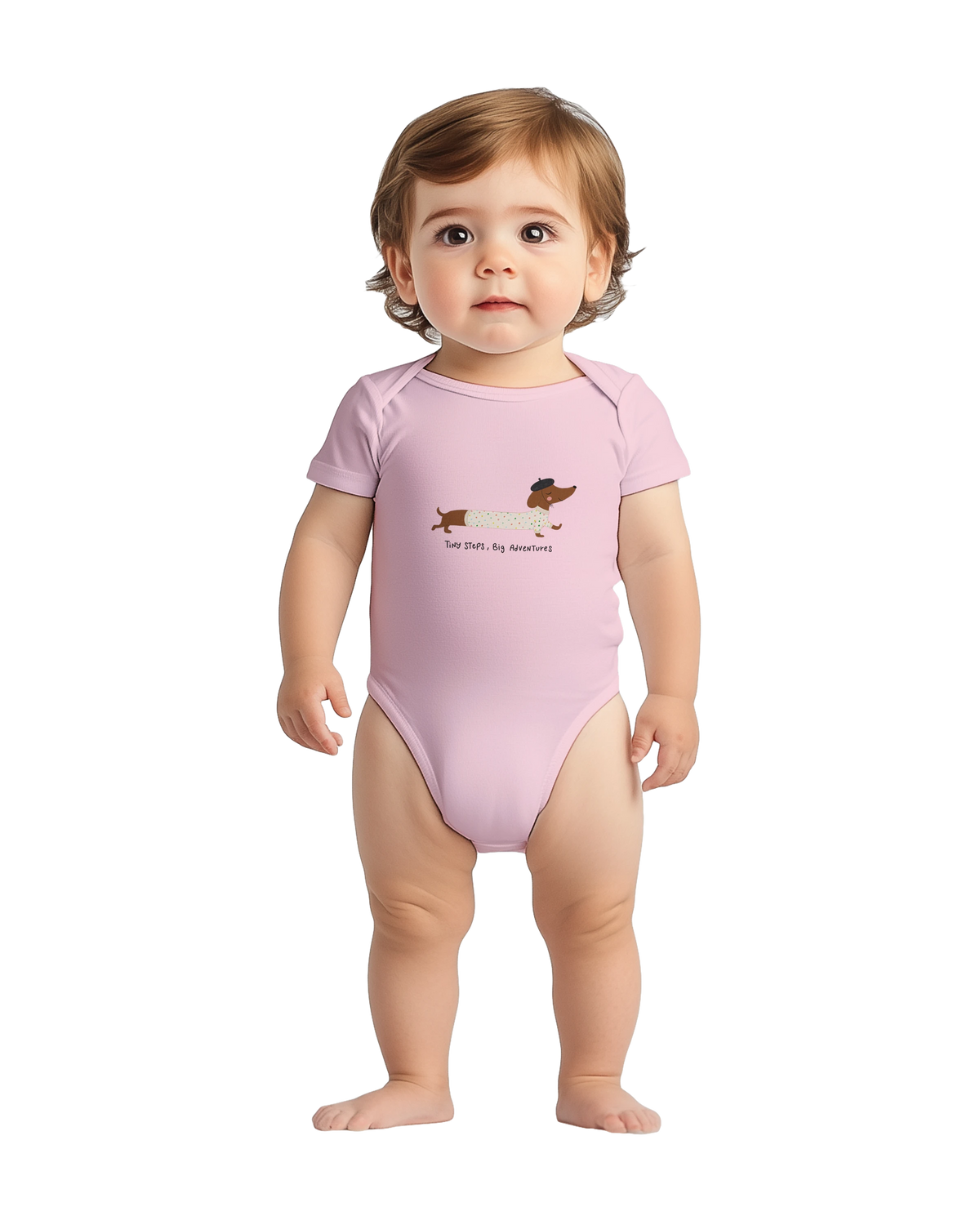 Tiny Steps Big Adventures – Body à manches courtes pour bébé