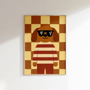 Cool Dog in Sunglasses – Nursery & Kids Wall Art