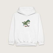 Skateboarding Dinosaur – Hættetrøje til børn