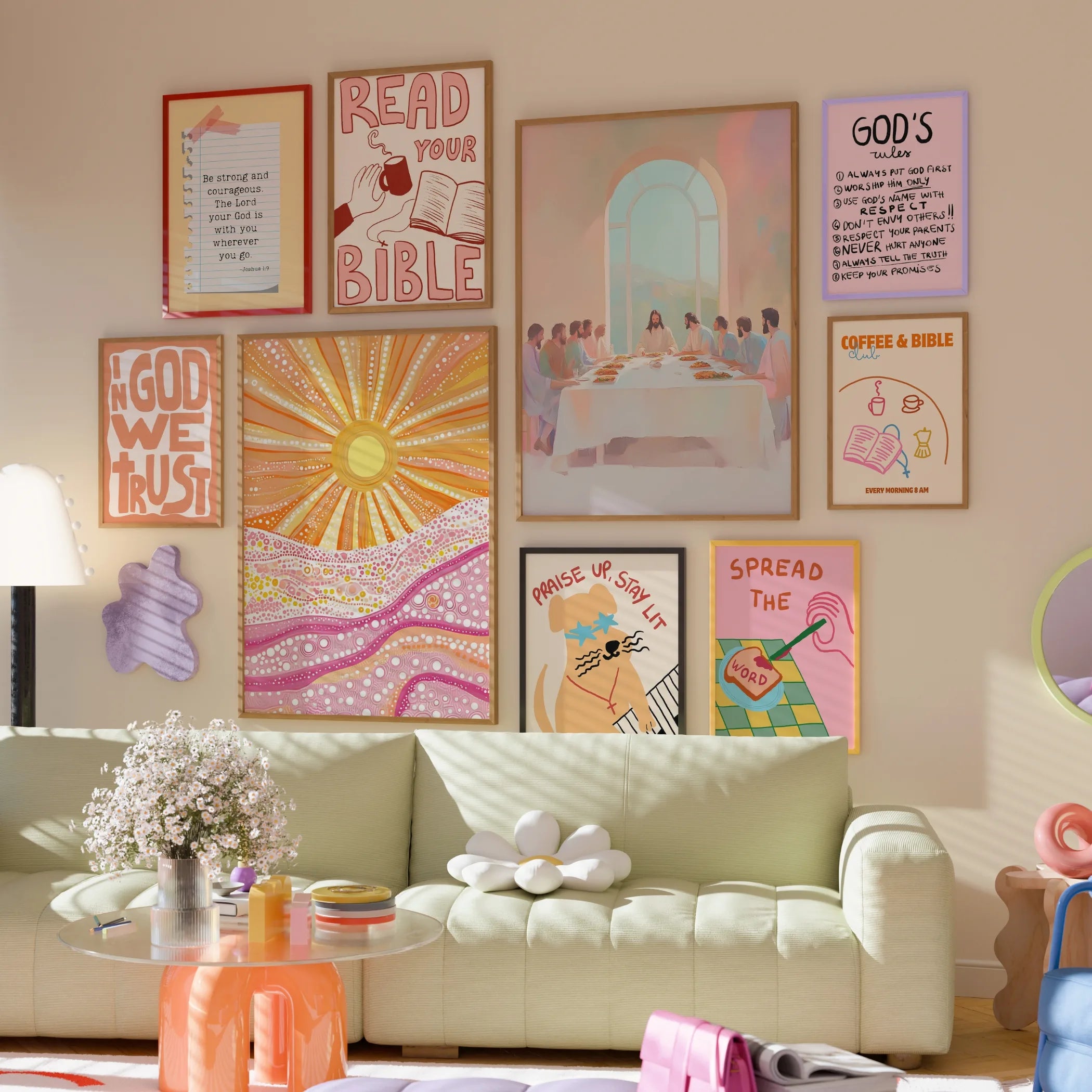 Handmade Christian Decor, over 250 prints