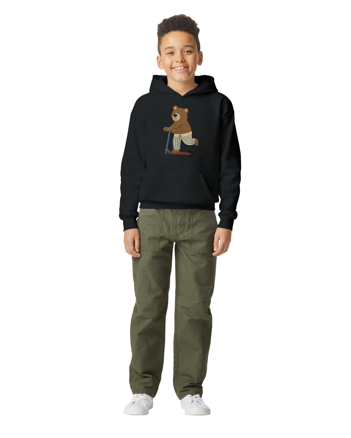 Scooter Bear – Sweat à capuche pour enfants