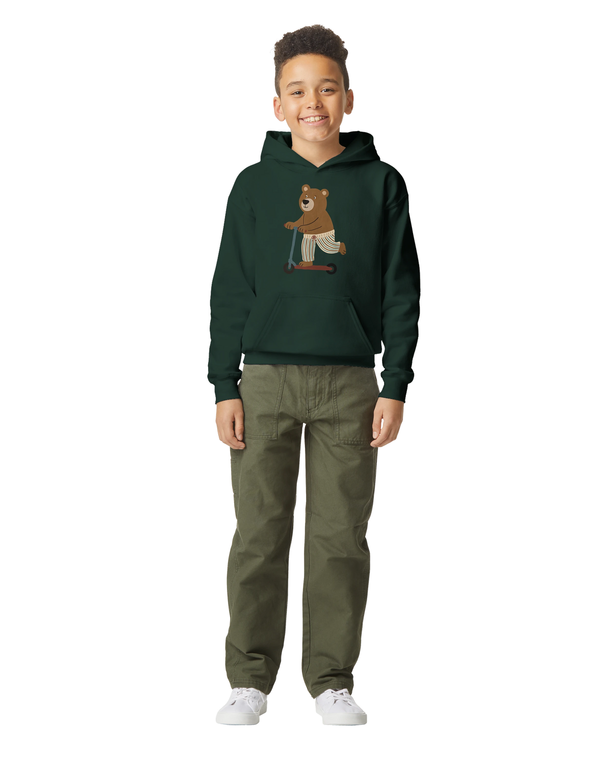 Scooter Bear – Sweat à capuche pour enfants