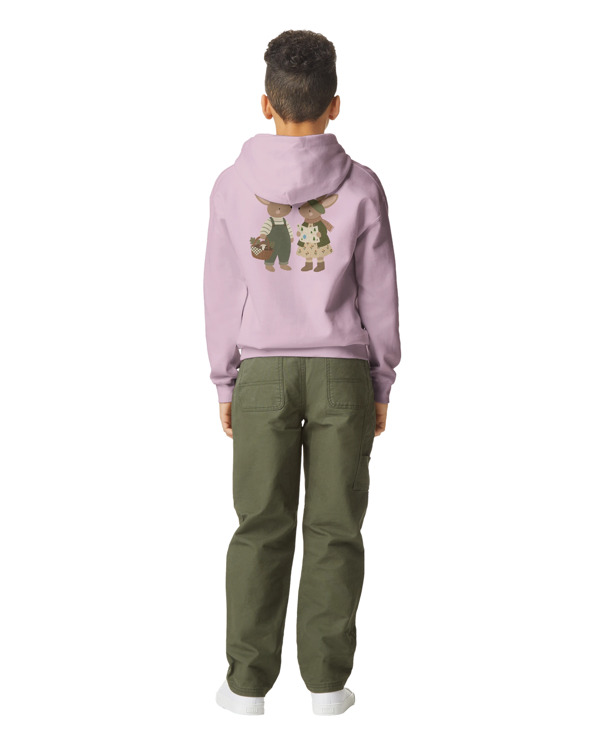 Woodland Adventure Bunnies – Kids Hoodie