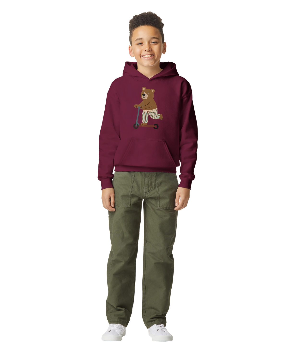 Scooter Bear – Sweat à capuche pour enfants