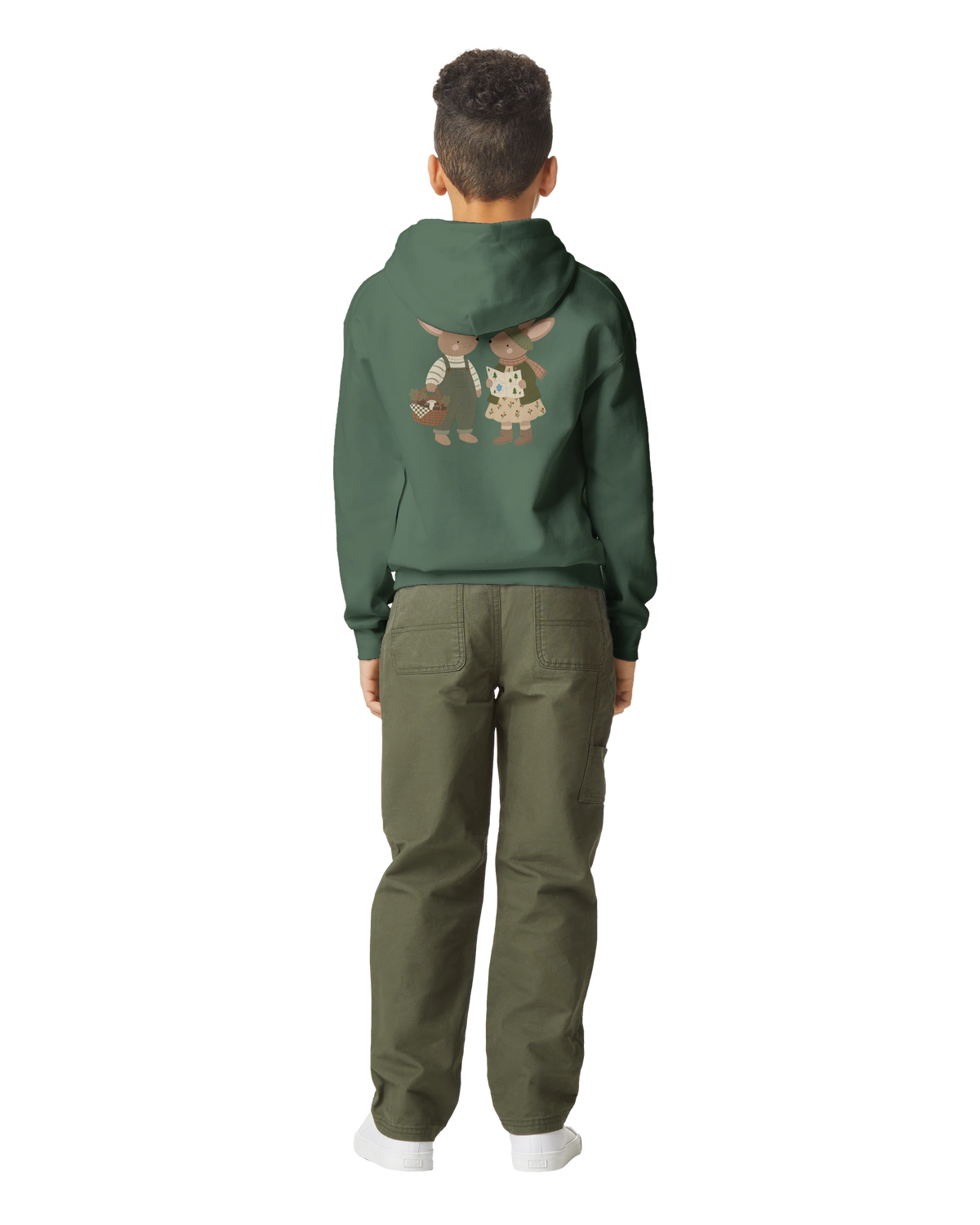 Woodland Adventure Bunnies – Kids Hoodie