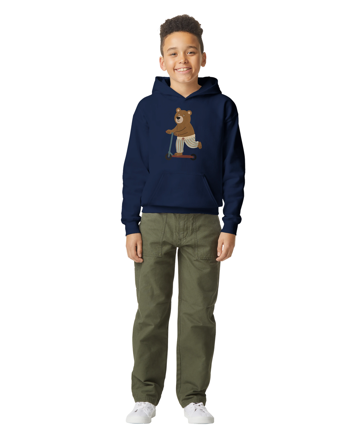 Scooter Bear – Sweat à capuche pour enfants