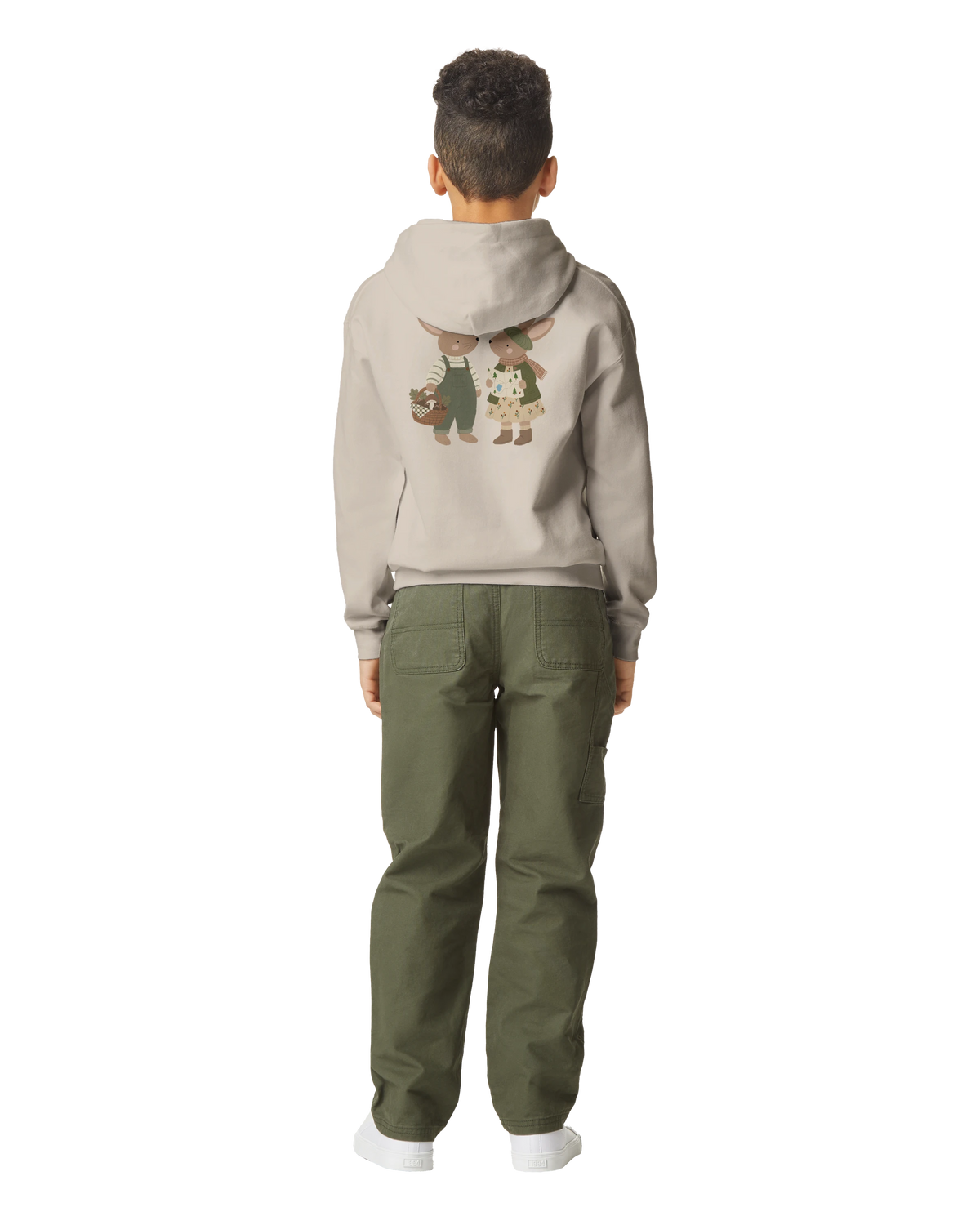 Woodland Adventure Bunnies – Kids Hoodie