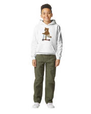 Scooter Bear – Kids Hoodie