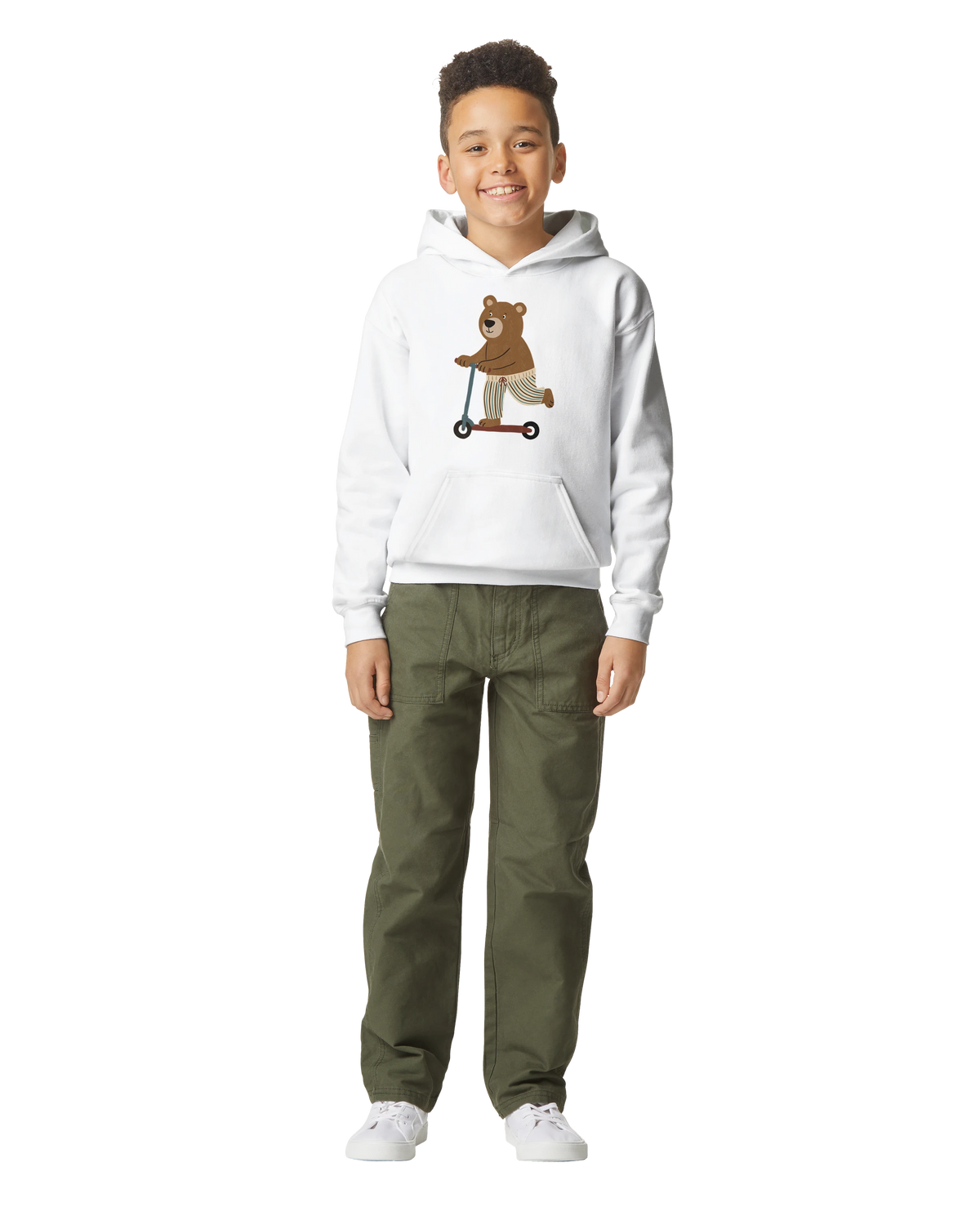 Scooter Bear – Sweat à capuche pour enfants
