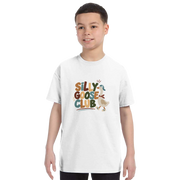 Silly Goose Club Kids T-Shirt - White #oran_white