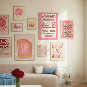 Pink Christian – Bundle di stampe da parete – 100+ illustrazioni stampabili