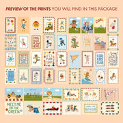 Sports Nursery – Bundle di stampe da parete – 50+ illustrazioni stampabili