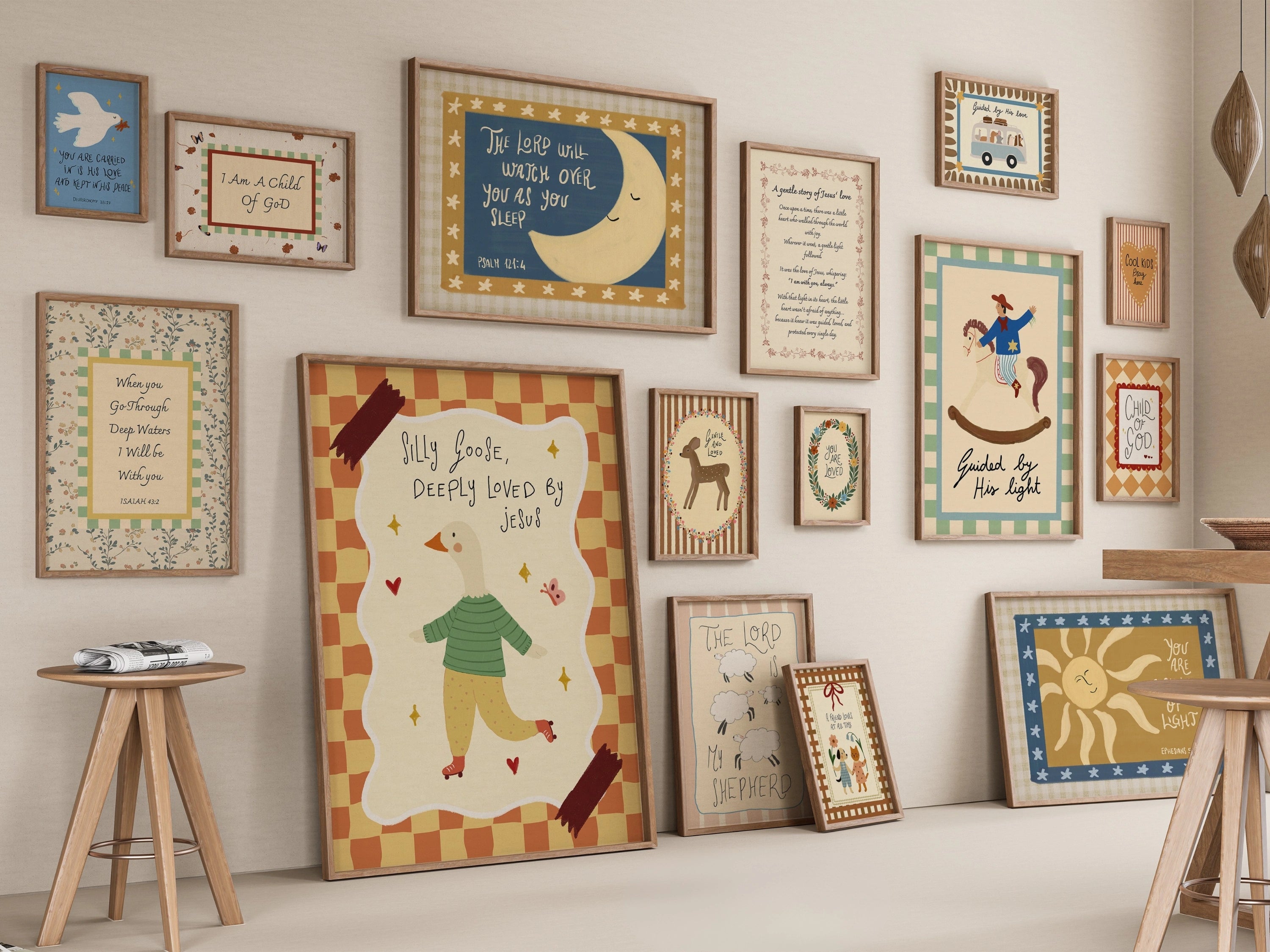 Handmade Christian Nursery, over 50 prints
